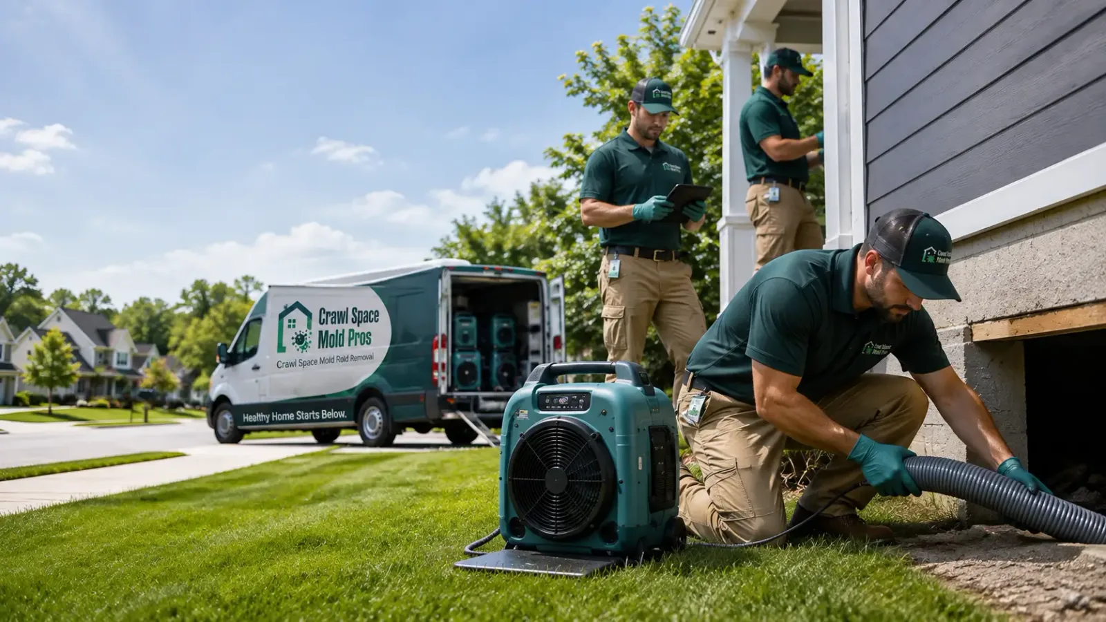 Crawl Space Mold Removal in Perryville, AR